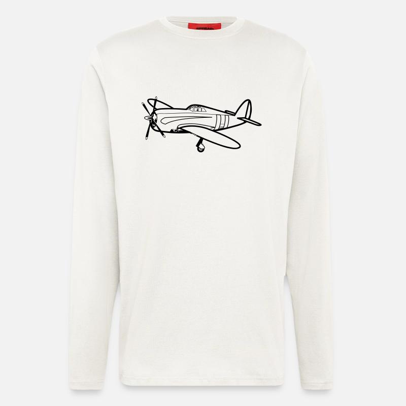 flieger - Langarmshirt - made by SPREAD  - OFF WHITE