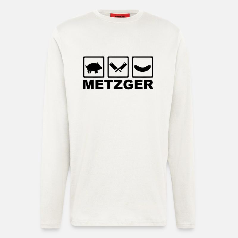 Metzger - Langarmshirt - made by SPREAD  - OFF WHITE