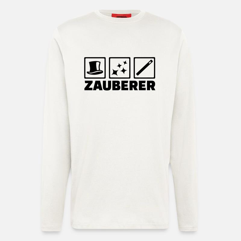 Zauberer - Langarmshirt - made by SPREAD  - OFF WHITE