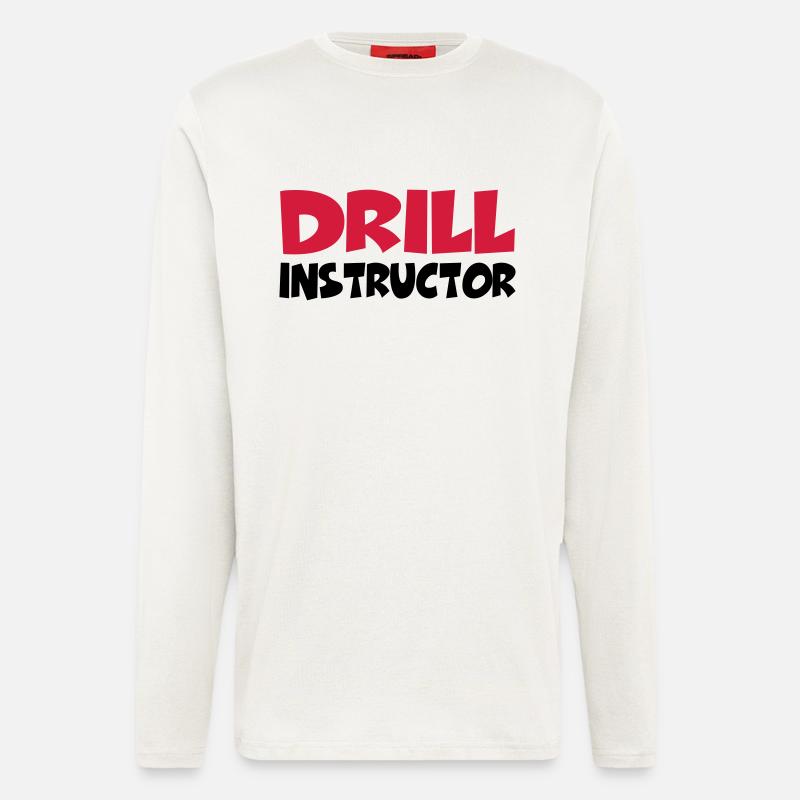 Drill Instructor - Langarmshirt - made by SPREAD  - OFF WHITE