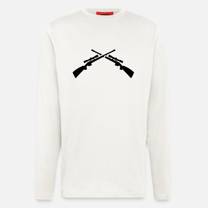 Gewehr - Langarmshirt - made by SPREAD  - OFF WHITE