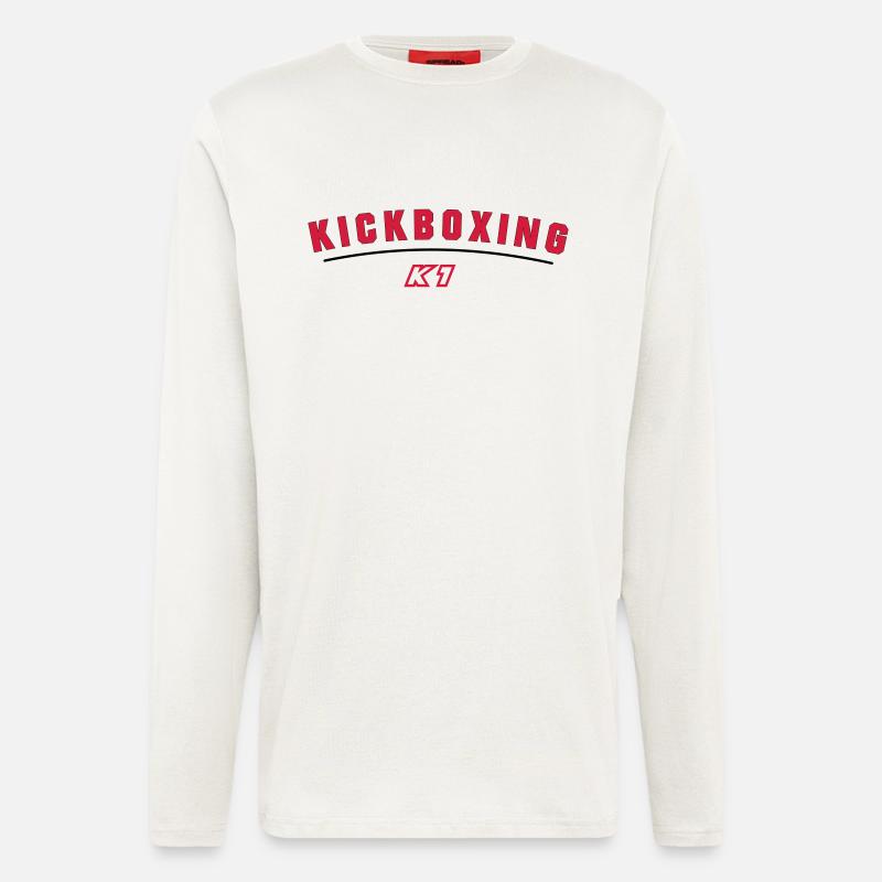 Kickboxing K1 - Longsleeve - made by SPREAD  - OFF WHITE