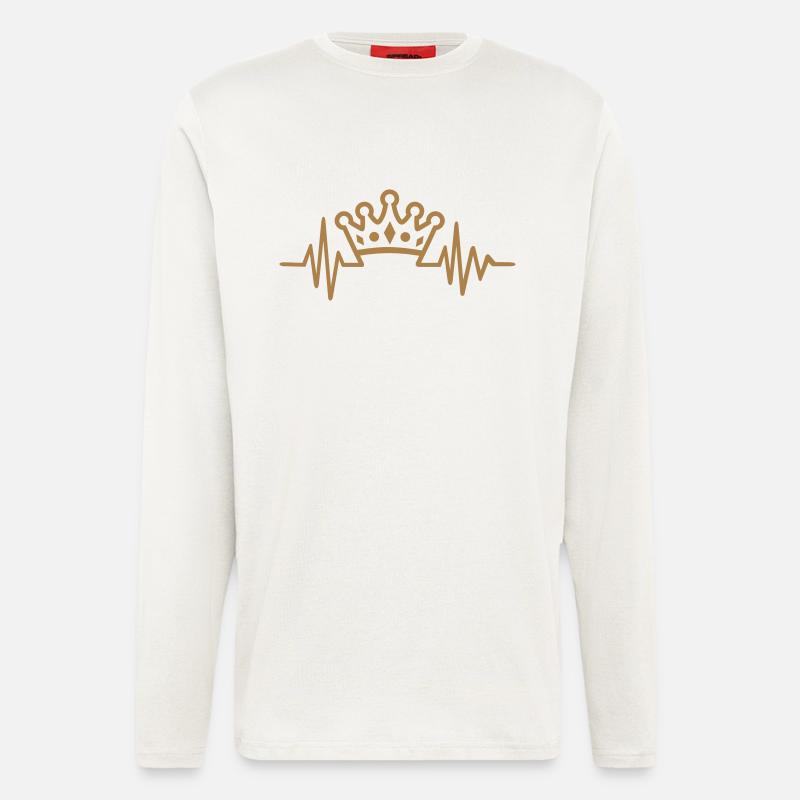 Krone - Langarmshirt - made by SPREAD - OFF WHITE
