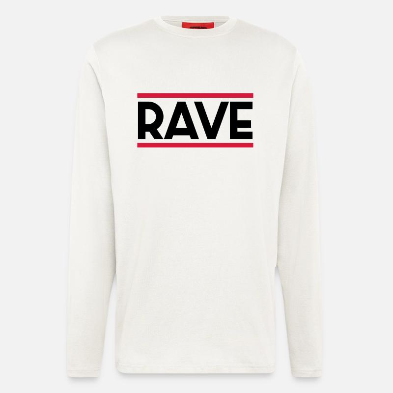 RAVE - Longsleeve - made by SPREAD  - OFF WHITE