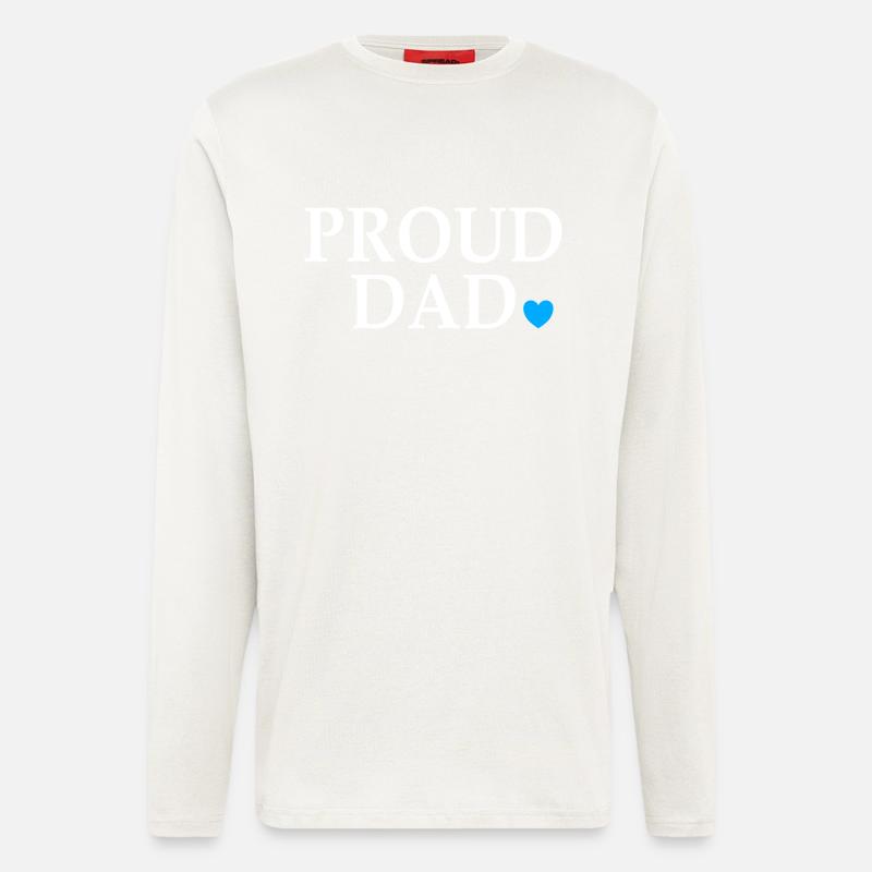Vater Geschenk Papa - Langarmshirt - made by SPREAD - OFF WHITE