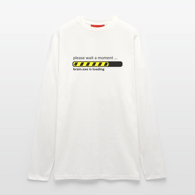 brain.exe is loading Brain Loading Geek Longsleeve - made by SPREAD 