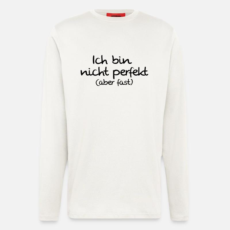 nicht perfekt aber fast - Langarmshirt - made by SPREAD  - OFF WHITE