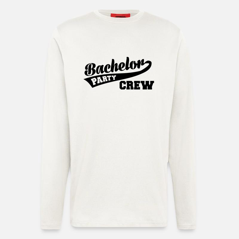 Bachelor Party Crew - Langarmshirt - made by SPREAD  - OFF WHITE