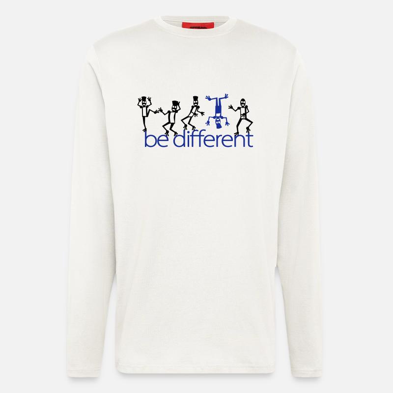 be different (2c) - Langarmshirt - made by SPREAD  - OFF WHITE