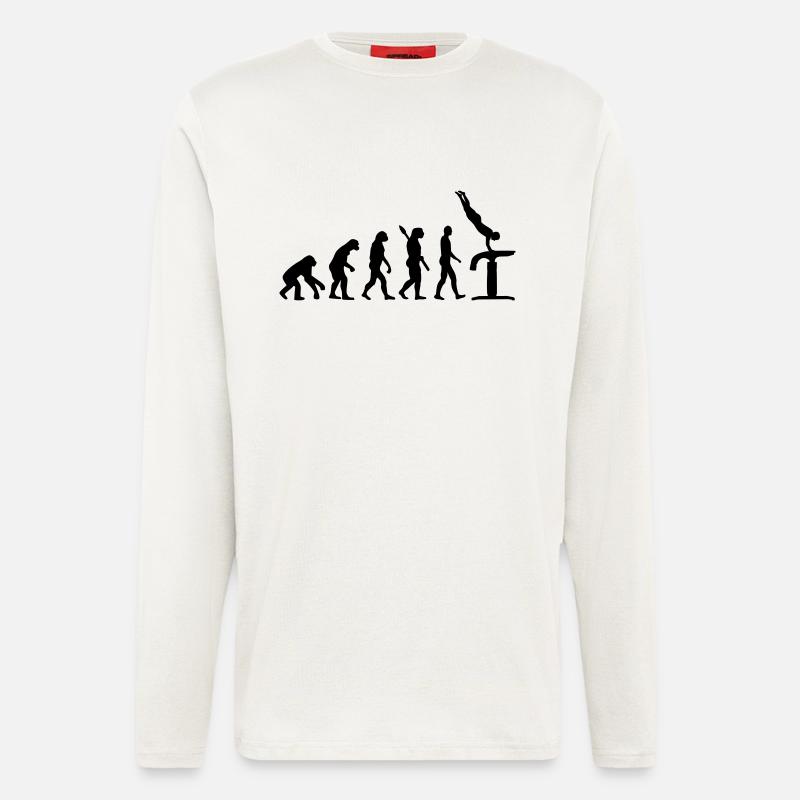 Evolution Gymnastics - Longsleeve - made by SPREAD  - OFF WHITE