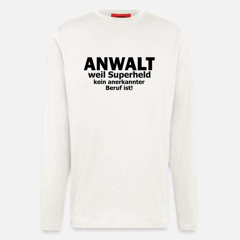 Anwalt - Langarmshirt - made by SPREAD - OFF WHITE