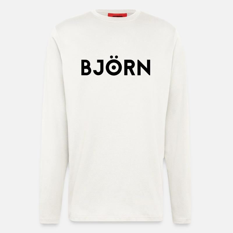 Vorname Björn - Langarmshirt - made by SPREAD  - OFF WHITE