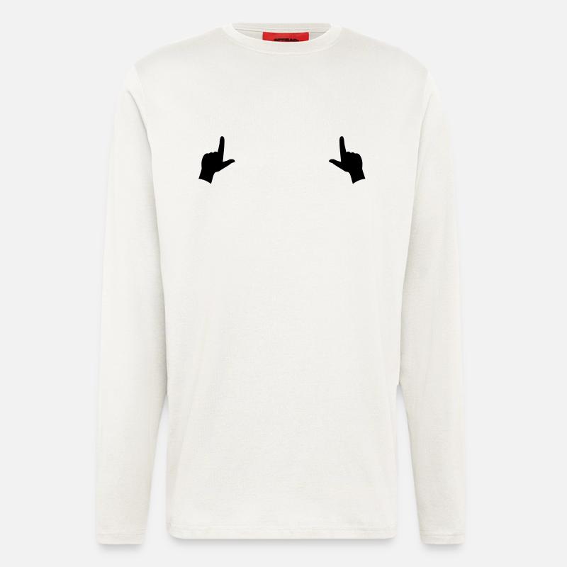 Frame hands - Longsleeve - made by SPREAD  - OFF WHITE