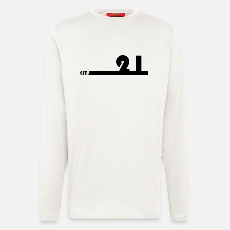 21_Black - Langarmshirt - made by SPREAD  - OFF WHITE