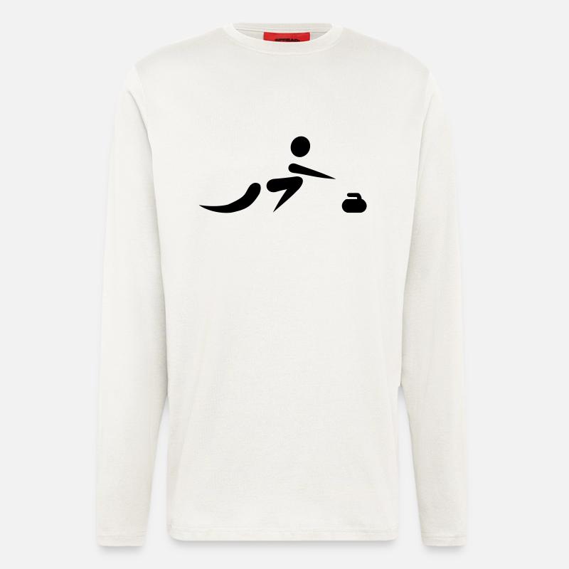 Curling - Longsleeve - made by SPREAD  - OFF WHITE
