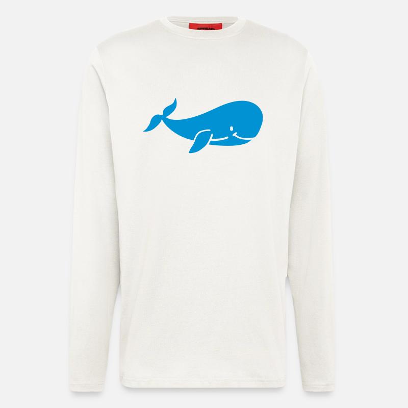 Wal - Langarmshirt - made by SPREAD  - OFF WHITE