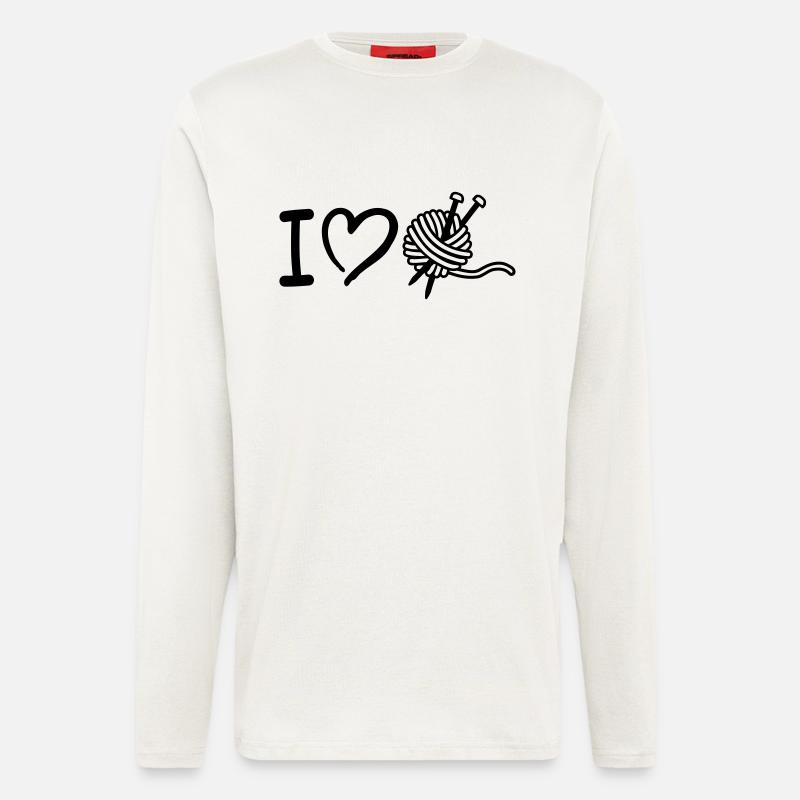 Stricken - Langarmshirt - made by SPREAD  - OFF WHITE