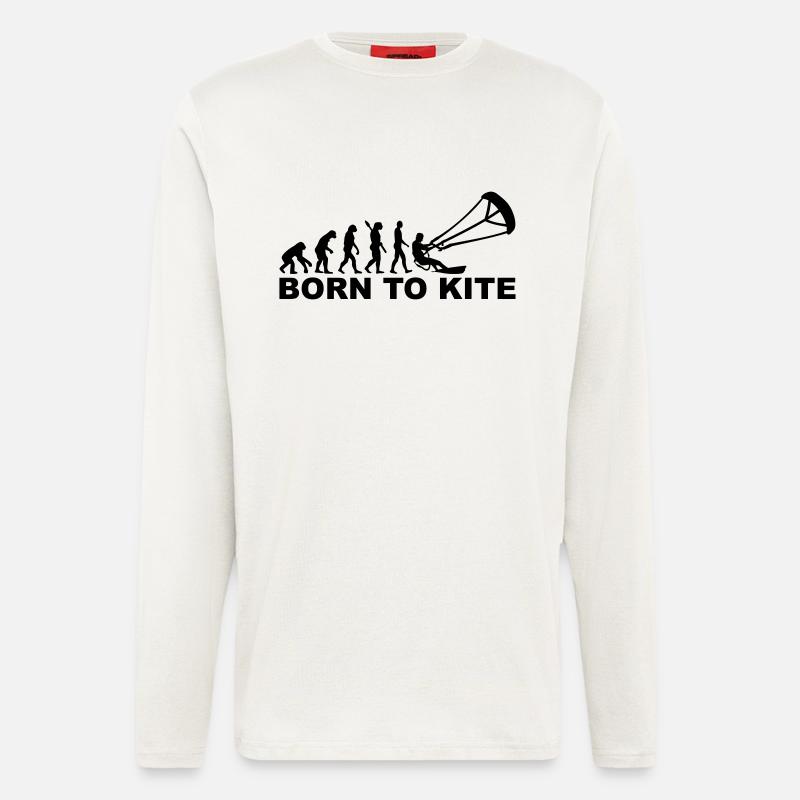 Kitesurfen - Langarmshirt - made by SPREAD  - OFF WHITE