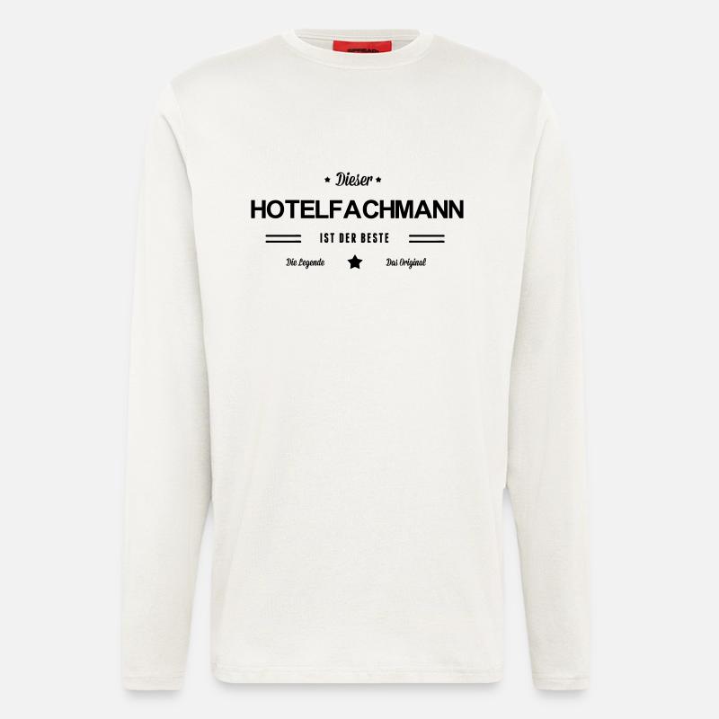 Bester Hotelfachmann - Langarmshirt - made by SPREAD  - OFF WHITE