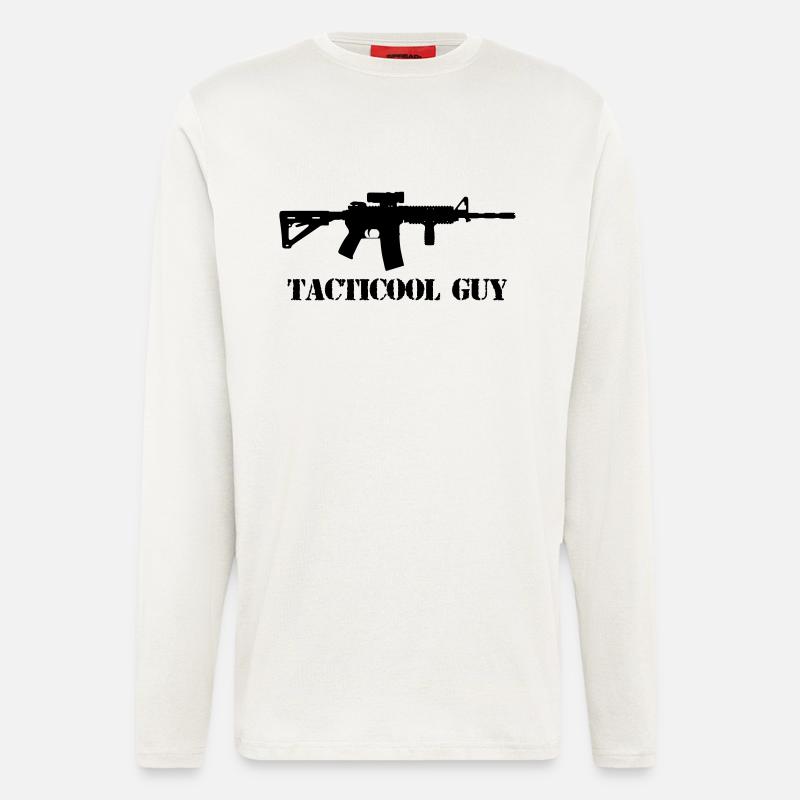 tacticool guy ar15 - Longsleeve - made by SPREAD  - OFF WHITE