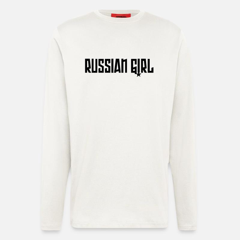 russiangirl - Langarmshirt - made by SPREAD  - OFF WHITE