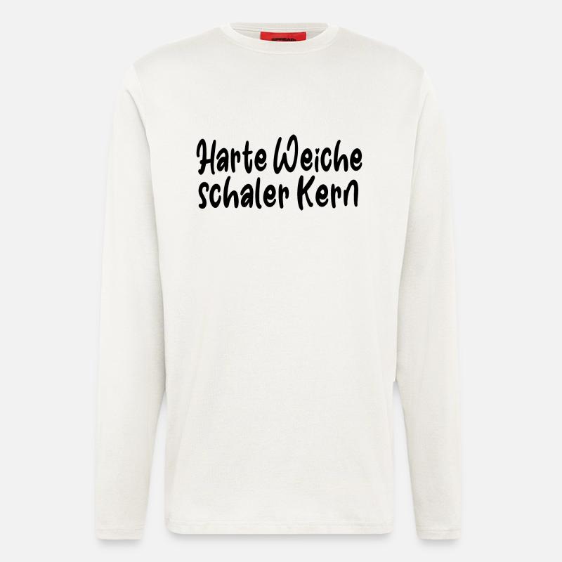 harte weiche schaler kern - Langarmshirt - made by SPREAD  - OFF WHITE