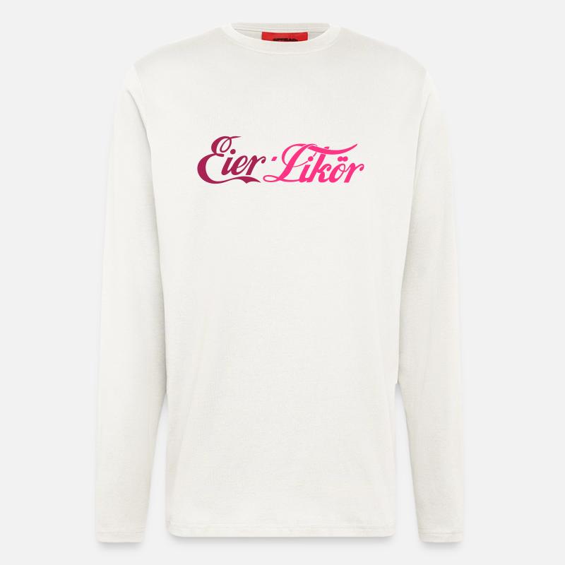 Eier-Likör Eierlikör - Langarmshirt - made by SPREAD - OFF WHITE