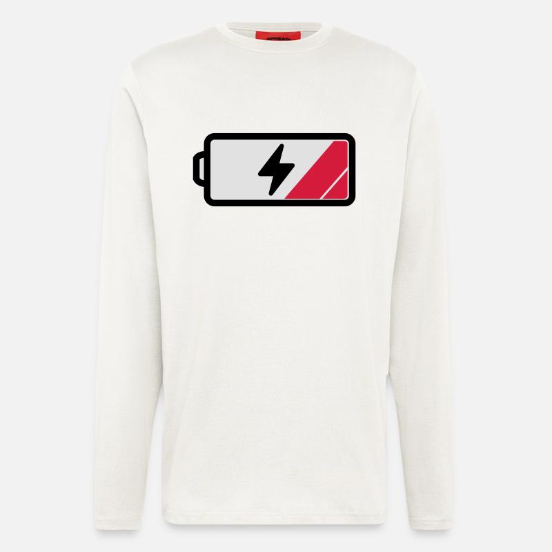 Akku low - Langarmshirt - made by SPREAD  - OFF WHITE