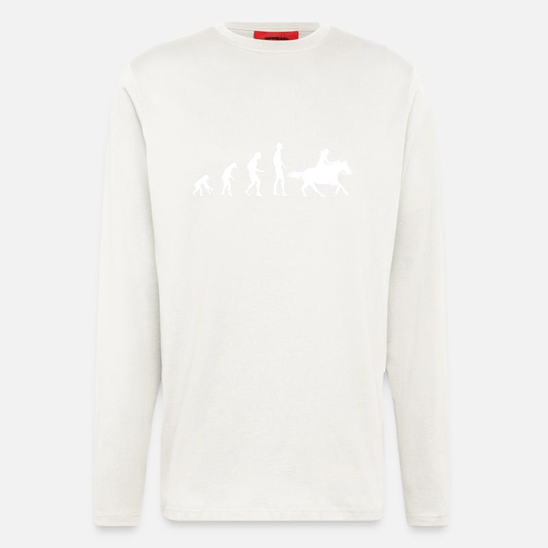 Evolution Western - Longsleeve - made by SPREAD  - OFF WHITE