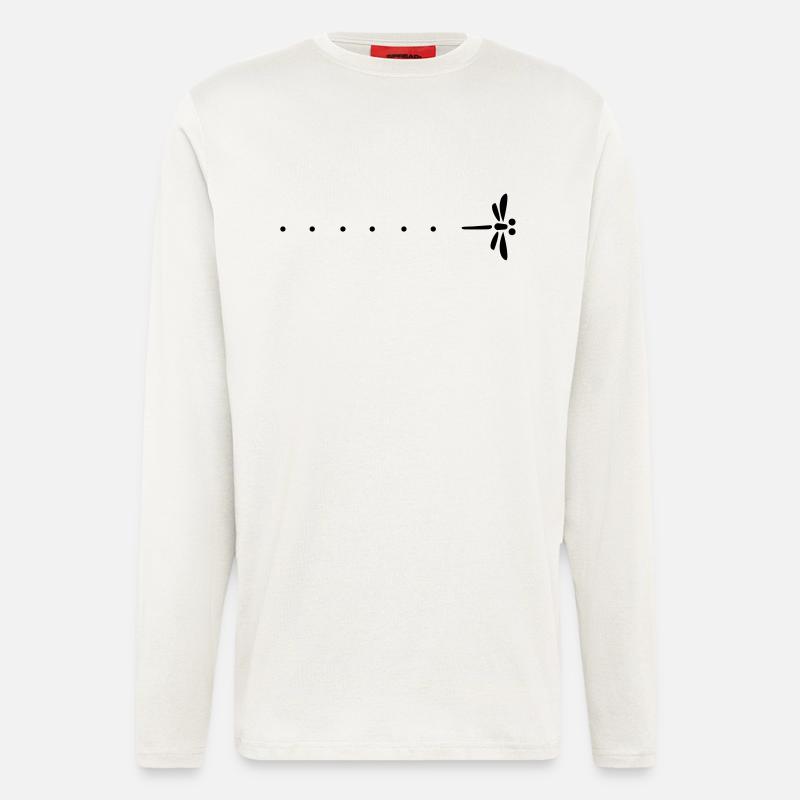 Passage libllule and astonishment - Longsleeve - made by SPREAD  - OFF WHITE