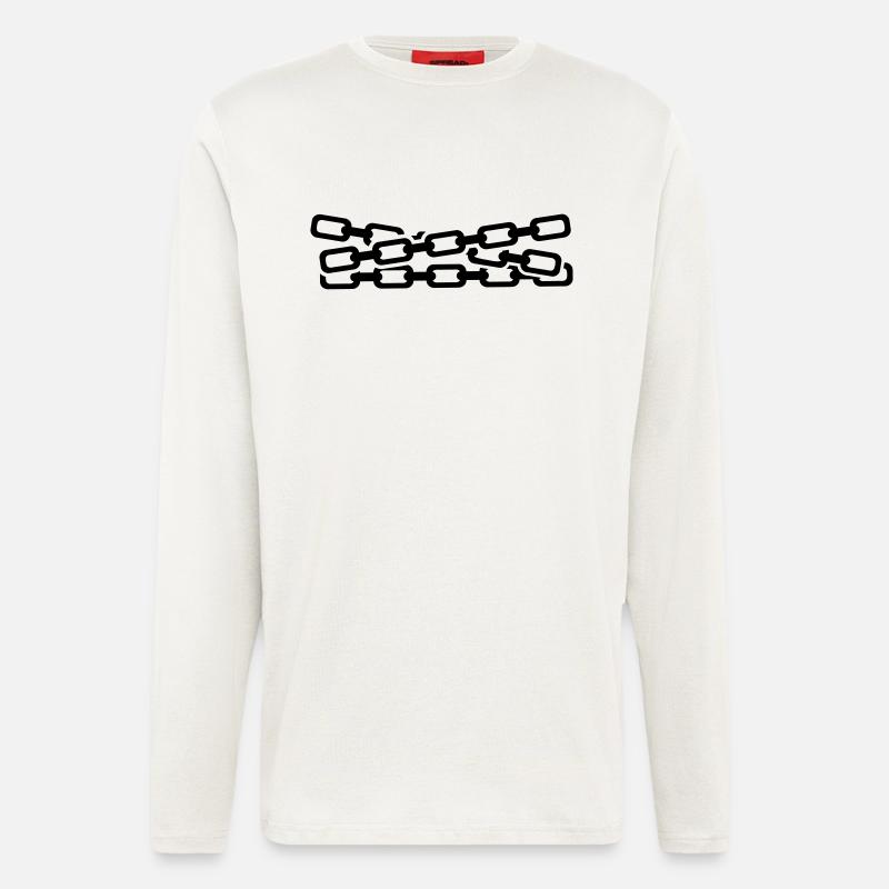Chain - Longsleeve - made by SPREAD  - OFF WHITE