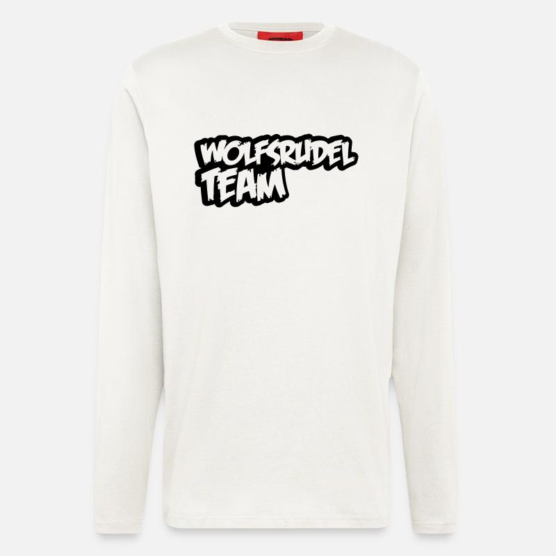 wolfsrudel_team - Langarmshirt - made by SPREAD  - OFF WHITE
