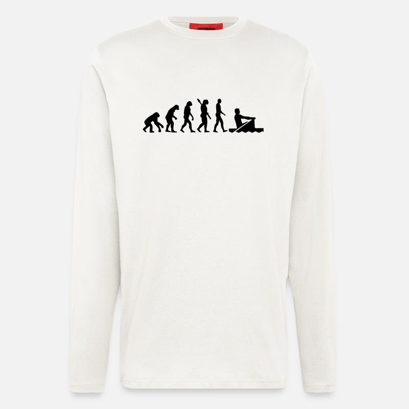 Evolution Rowing - Longsleeve - made by SPREAD  - OFF WHITE