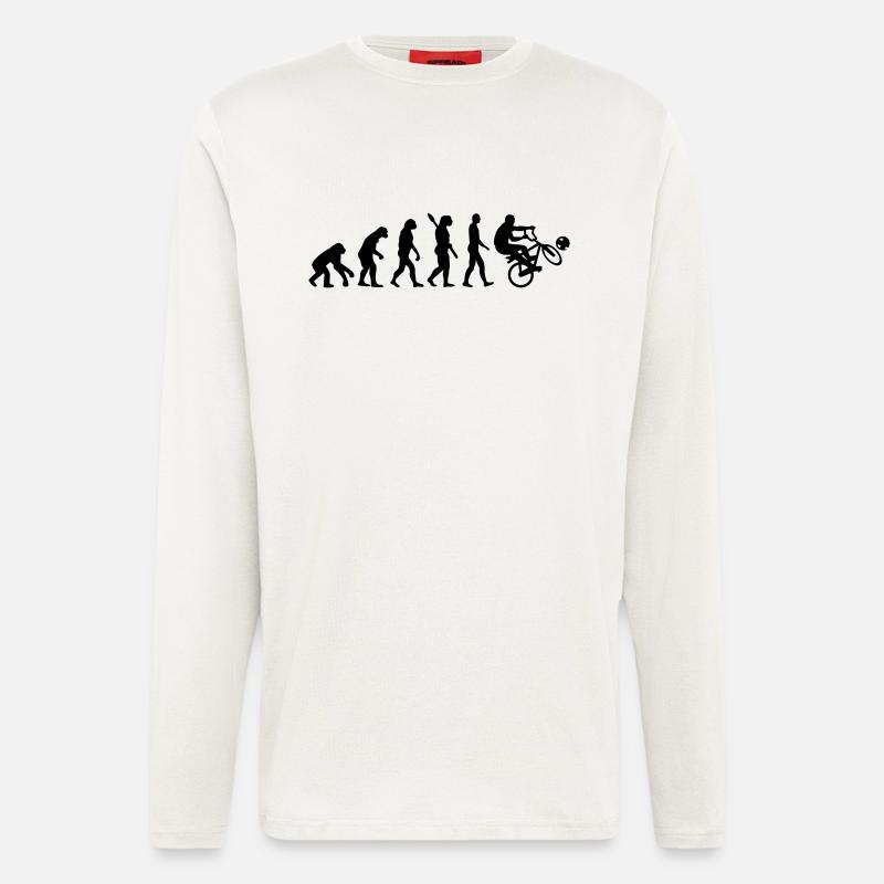 Evolution Cycle ball - Longsleeve - made by SPREAD  - OFF WHITE