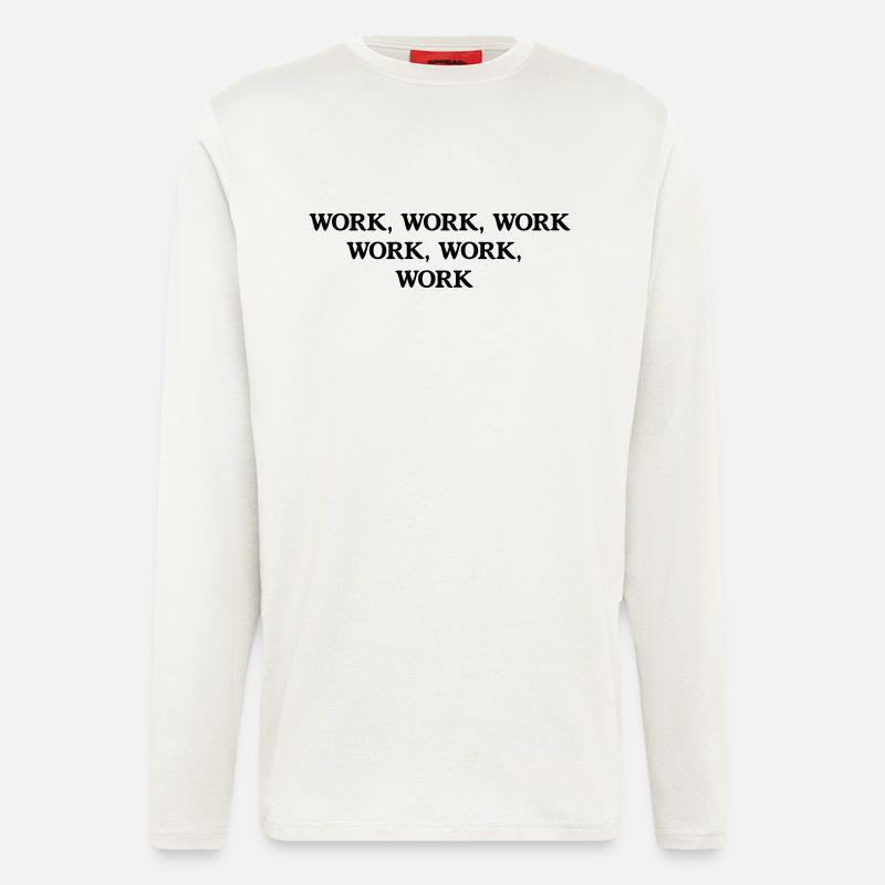 Work Work - Longsleeve - made by SPREAD  - OFF WHITE