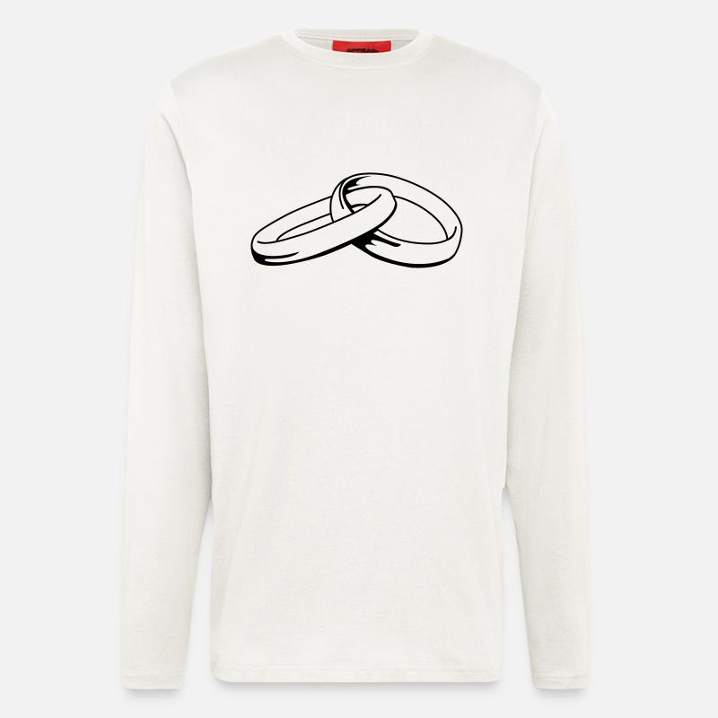 eheringe_01 - Langarmshirt - made by SPREAD  - OFF WHITE