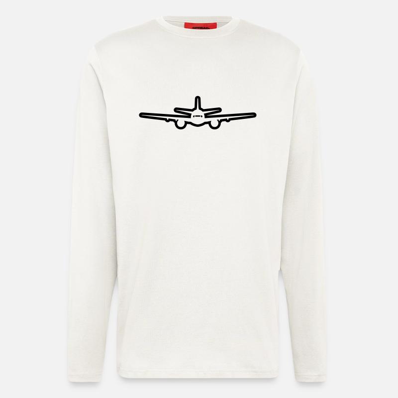 Ebene - Langarmshirt - made by SPREAD  - OFF WHITE