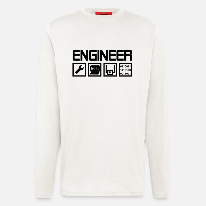 Engineer - Symbols - Longsleeve - made by SPREAD  - OFF WHITE