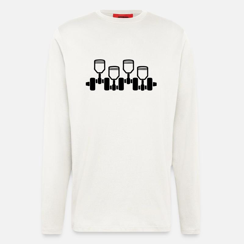 engine_2 - Longsleeve - made by SPREAD  - OFF WHITE
