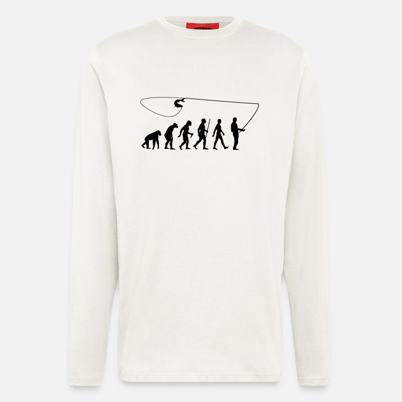 Evolution Fischer - Langarmshirt - made by SPREAD  - OFF WHITE