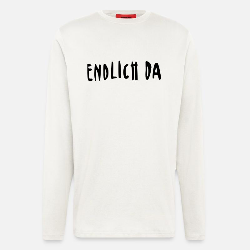 endlich da - Langarmshirt - made by SPREAD  - OFF WHITE
