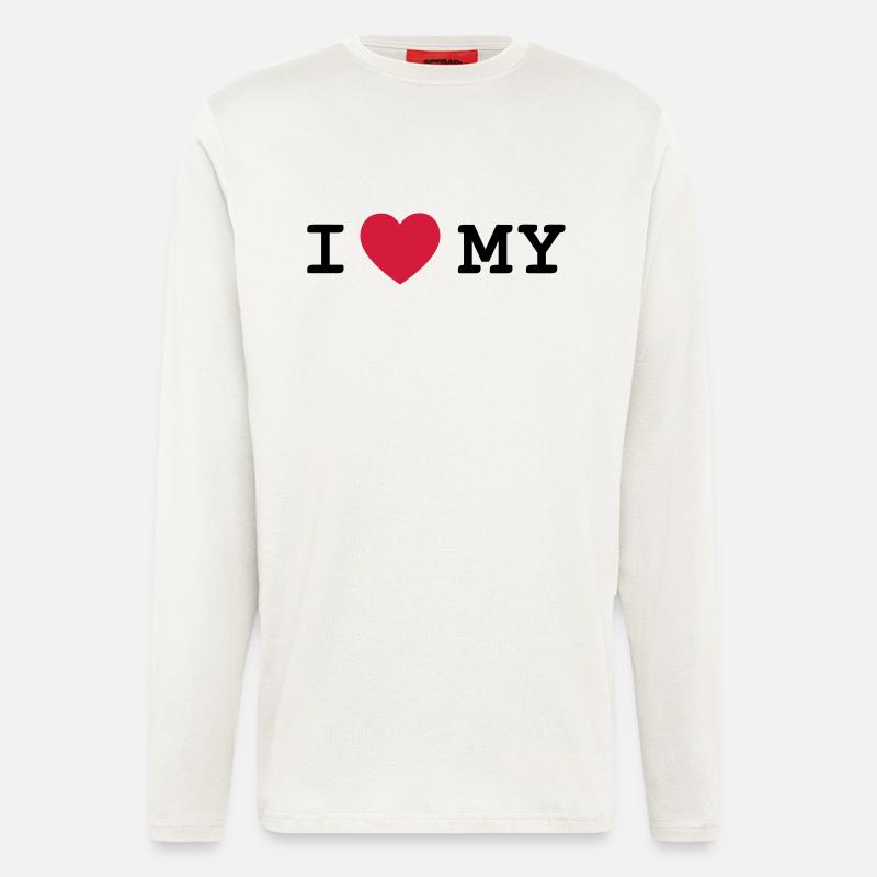 i love my - Longsleeve - made by SPREAD  - OFF WHITE