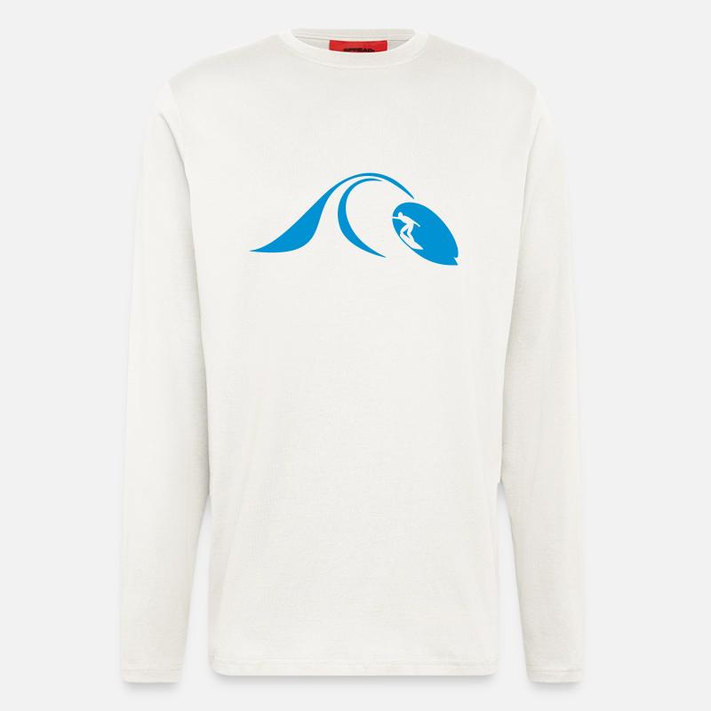 Perfekte Welle - Langarmshirt - made by SPREAD  - OFF WHITE