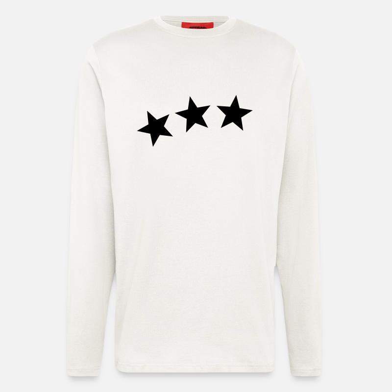 star - Longsleeve - made by SPREAD  - OFF WHITE