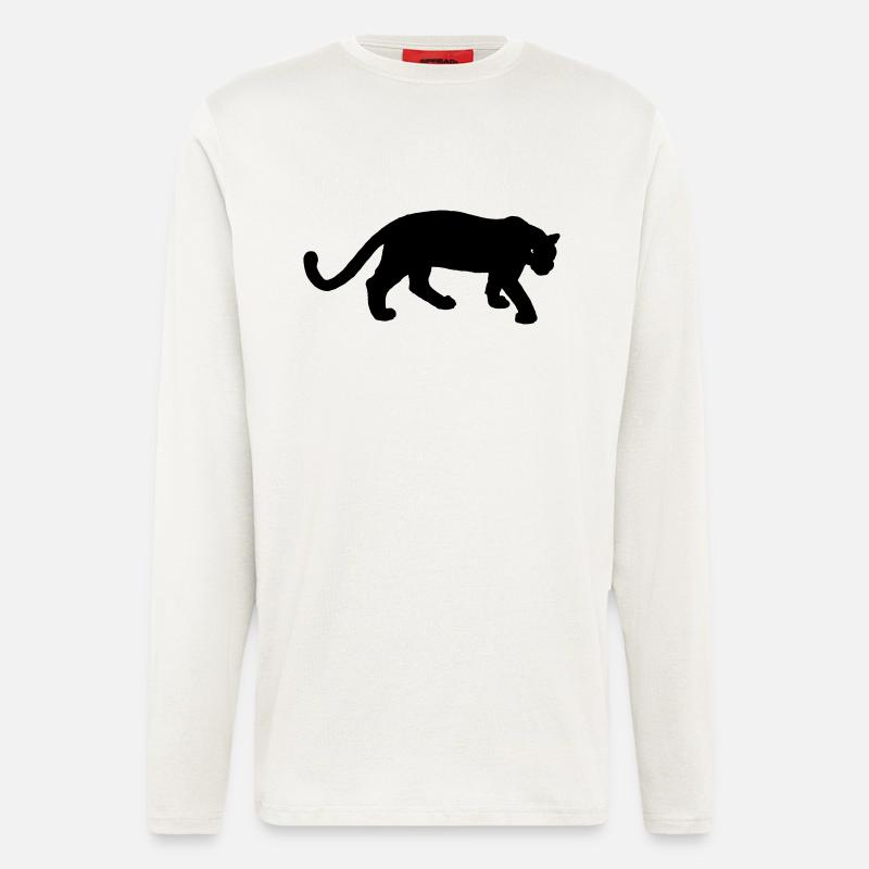 panther - Langarmshirt - made by SPREAD  - OFF WHITE