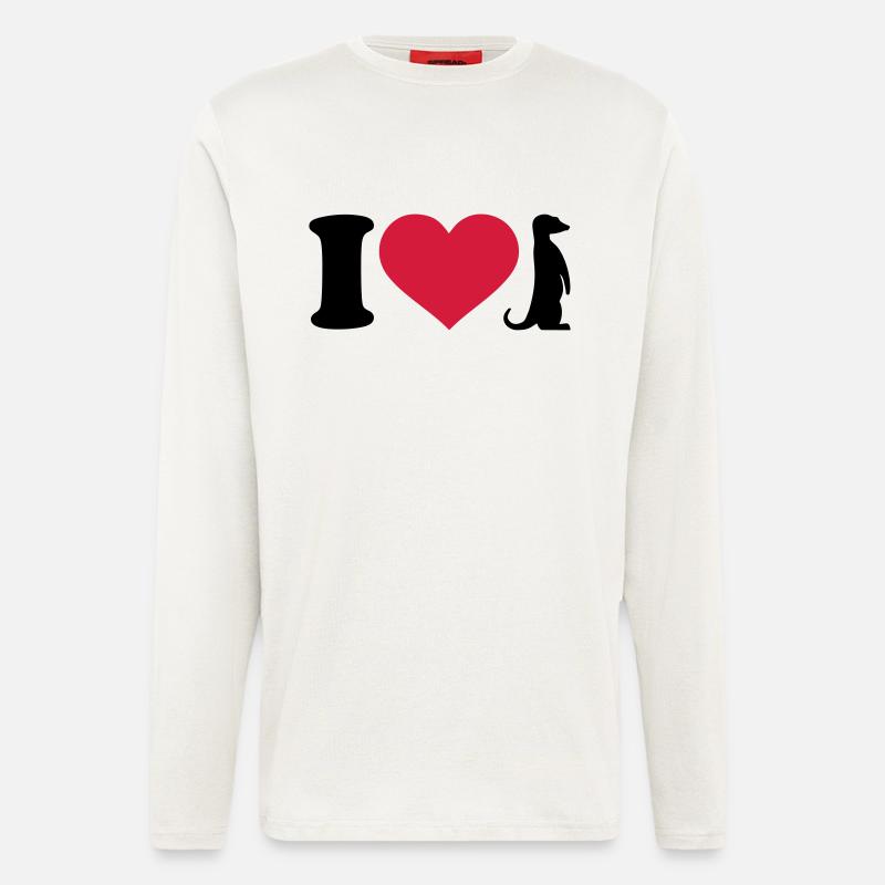 Erdmännchen - Langarmshirt - made by SPREAD  - OFF WHITE