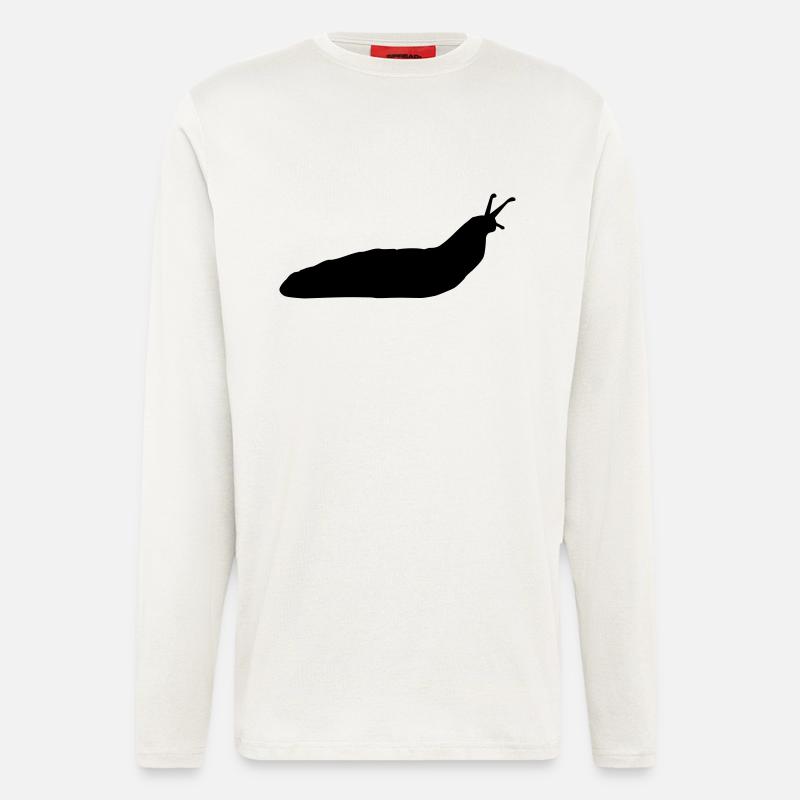 Schnecke - Langarmshirt - made by SPREAD - OFF WHITE