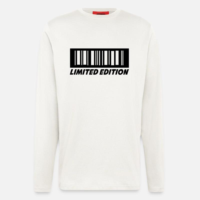 barcode_02 - Longsleeve - made by SPREAD  - OFF WHITE