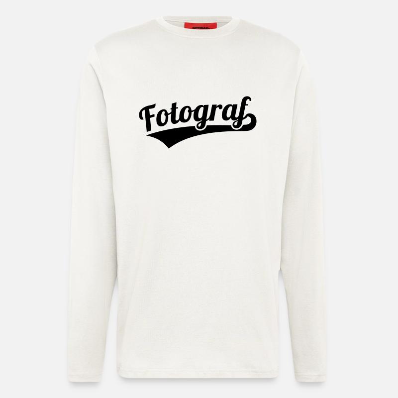 Fotograf - Langarmshirt - made by SPREAD  - OFF WHITE