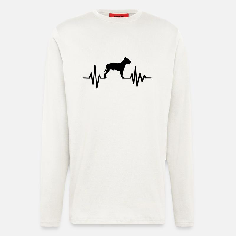 Pit Bull Terrier - Longsleeve - made by SPREAD  - OFF WHITE